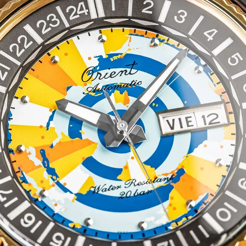 Orient Revival 75th Anniversary Multi-Color Dial Men's Watch- RA-AA0E08Y